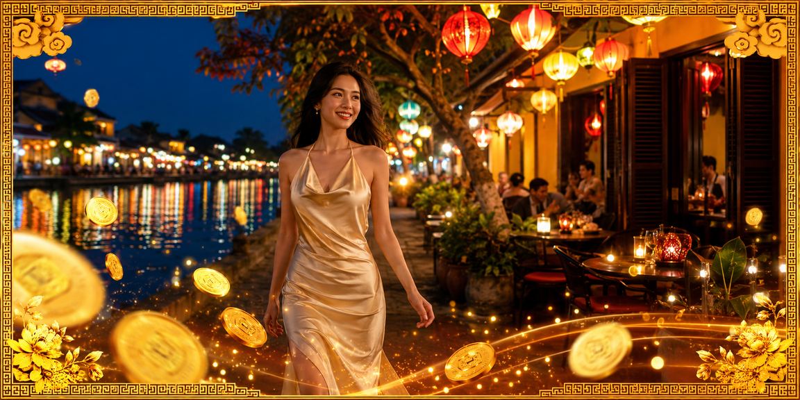 Góc cà phê Hội An kết hợp không khí giải trí casino đặc trưng Việt Nam